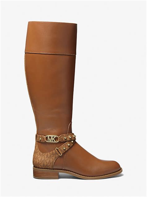 michael michael kors kincaid leather riding boot|Kincaid Riding Boot .